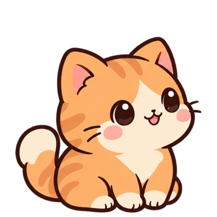 Mochi the orange cat